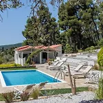 Luxury With Private Pool In Skopelos, Nature Retreat, Pine Trees By Kardous *