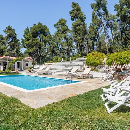 Luxury With Private Pool In Skopelos, Nature Retreat, Pine Trees By Kardous *