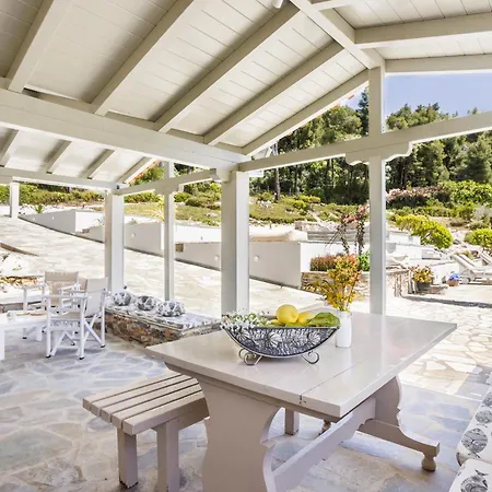 Luxury With Private Pool In Skopelos, Nature Retreat, Pine Trees By Kardous *