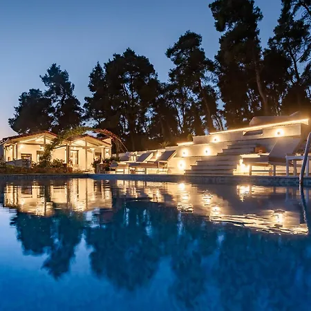 Luxury With Private Pool In Skopelos, Nature Retreat, Pine Trees By Kardous Alikias