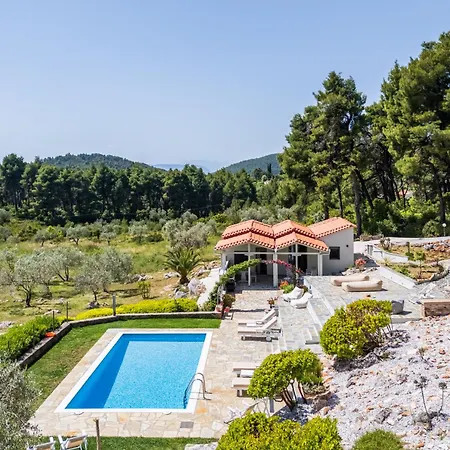 Luxury With Private Pool In Skopelos, Nature Retreat, Pine Trees By Kardous * Alikias